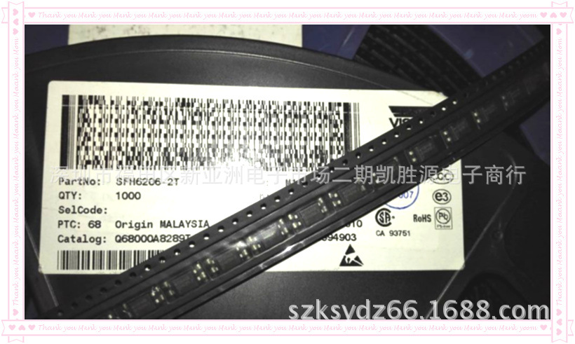 光电耦合器晶体管芯片SFH6206-2T进口原装丝印SFH6206-2贴片SOP4